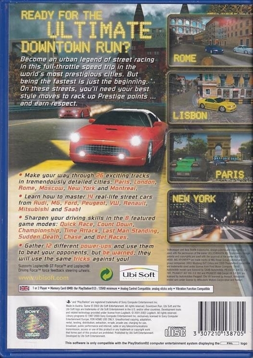 Downtown Run - PS2 (B Grade)
